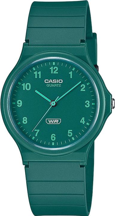 Casio Uhr Unisex Kollektion Grünes Gehäuse und (Analoguhr)