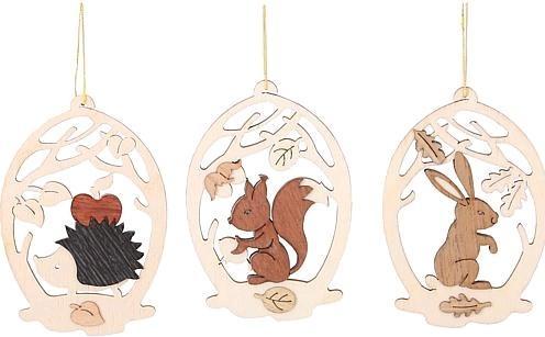 Produktbild Kuhnert Baumschmuck 'Waldtiere' (6 -teilig)