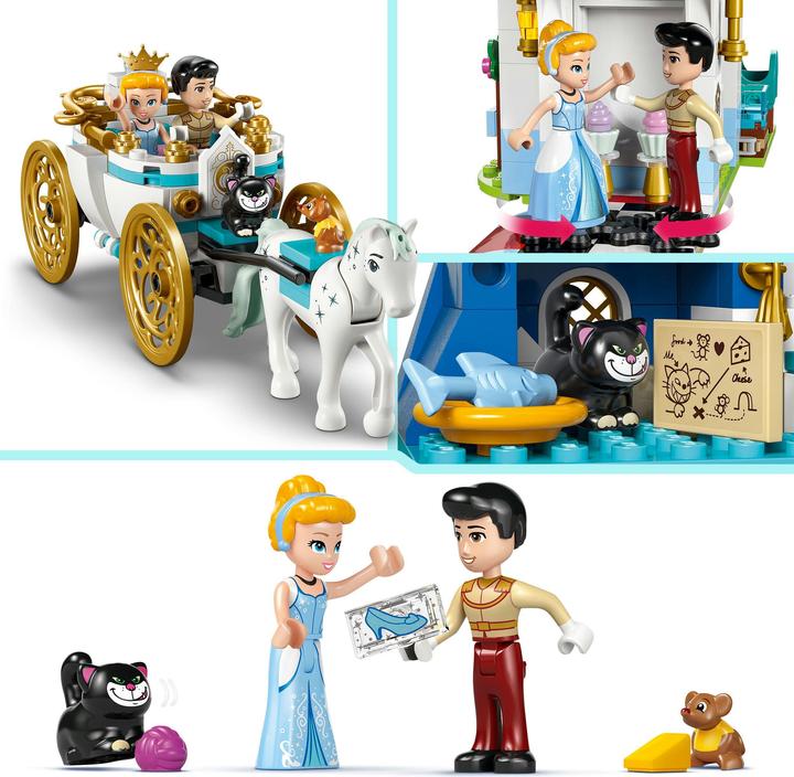 Produktbild LEGO Cinderellas Schloss und Pferdekutsche (43275, LEGO Disney)