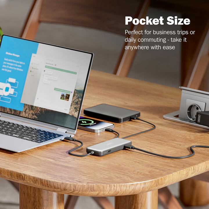 Actual product image Digitus USB-C docking station, 7-port (USB-C, 7 Ports)