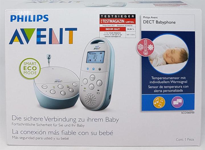 Actual product image Philips Avent Dect SCD560/00 (Baby Monitor Audio, 330 m)