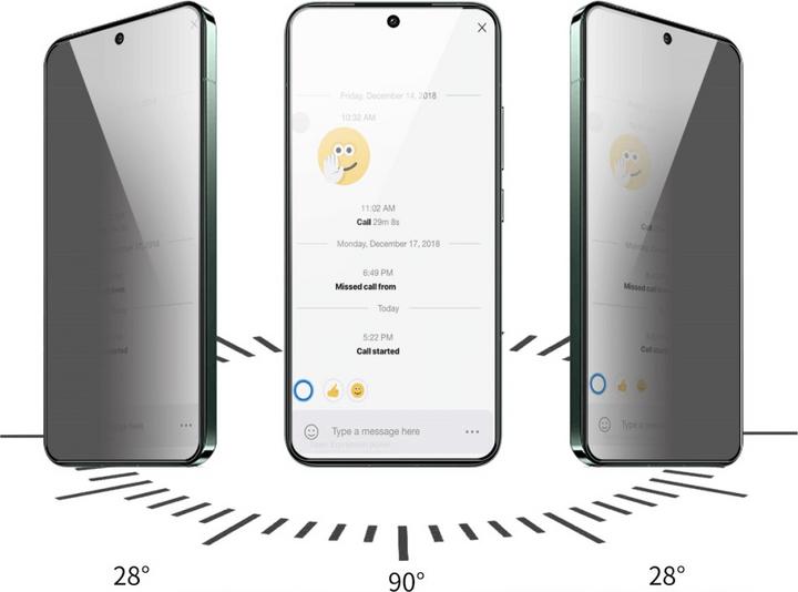 Image du produit Enkay Galaxy A55 - 2 pcs. Verre blindé écran Privacy Anti-Spy (2 pièce(s), Samsung Galaxy A55)