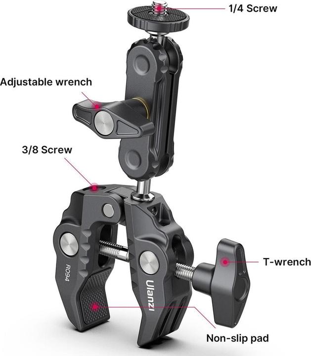 Actual product image Ulanzi Multi-functional Super Clamp (Stand clamp)