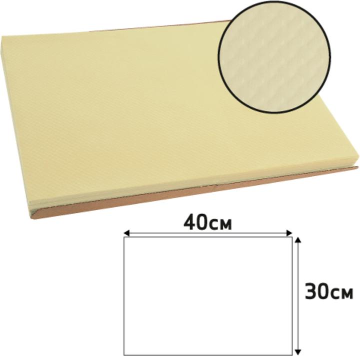 Produktbild PROnappe Restposten: Einweg-Tischset, 400 x 300 mm, elfenbein (500 Stk., 30 x 40 cm)