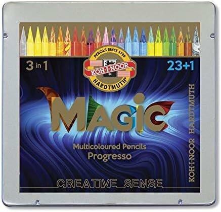 Image du produit Koh-i-Noor Art Crayons Magic 3in1 - 23+1 pièces (Multicolore, 24 x)