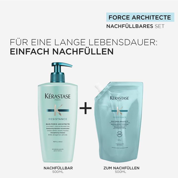 Actual product image Kérastase Resistance Nachfüllset (1000 ml, Liquid shampoo)