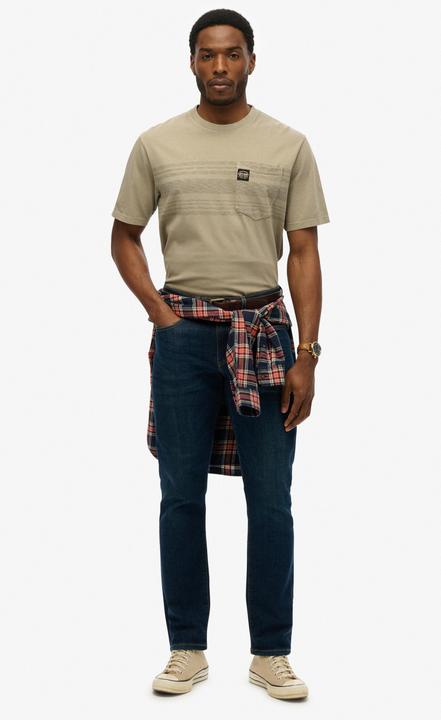 Actual product image Superdry Contrast Stripe Pocket Tshirt (XL)