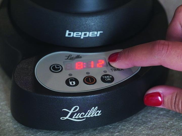 Actual product image Beper BC.041N- electric espressomachine- 3 koffiekopjes