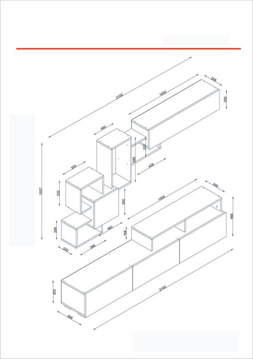Image du produit Kalune Design Rey (210 x 46.8 x 36.8 cm)