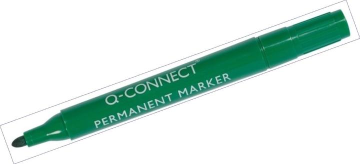 Actual product image Q-Connect Permanent marker with bullet tip (Green, 2 mm, 1 x)