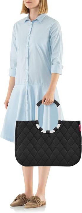 Image du produit reisenthel Panier d'achat Loopshopper L Rhombus noir