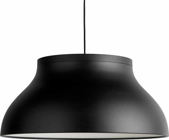 Actual product image HAY PC pendant light L Soft Black aluminium (E27)