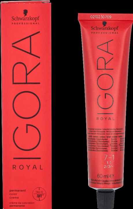 Produktbild Schwarzkopf Professional Igora Royal (7-1 Mittelblond Cendre)