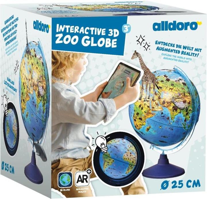 Produktbild Alldoro Interaktiver 3D Zoo Globus, 25cm (25 cm)