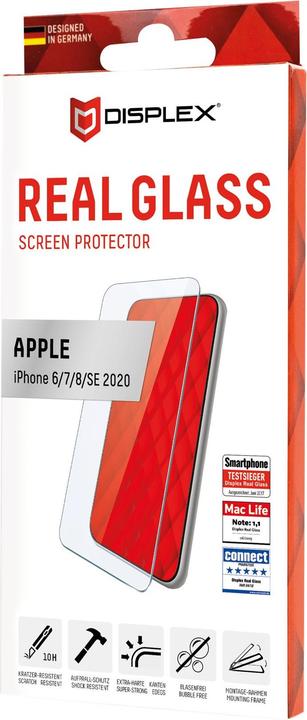 Image du produit Displex Real Glass, 2D Panzerglas (1 pièce(s), Apple iPhone 6)
