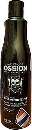 Actual product image Morfose Ossion Puryfing Shampoo 2in1 For Hair and B (500 ml, Liquid shampoo)