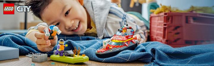 Produktbild LEGO Feuerwehrboot (60373, LEGO City)
