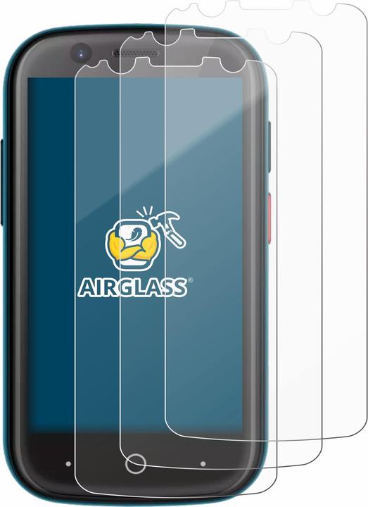 Produktbild BROTECT Schutzglas Schutzfolie Glas Folie Displayschutz klar (6 Stück, Unihertz Jelly 2)