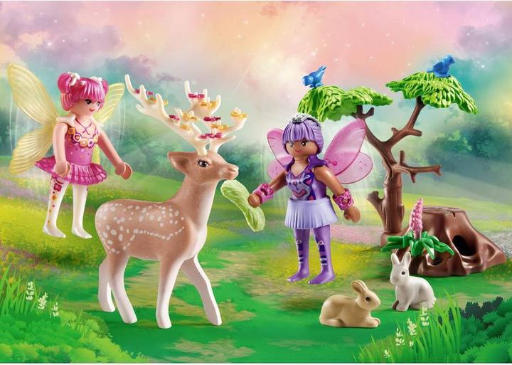 Image du produit Playmobil Des fées avec de jolis animaux de la forêt (71800, Playmobil Princess Magic)