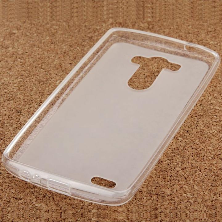 Produktbild König Design Ultra Dünn Schutzhülle Handytasche Etuis TPU für Handy LG Electronics G3 S Transparent Matt (LG G3 Stylus)