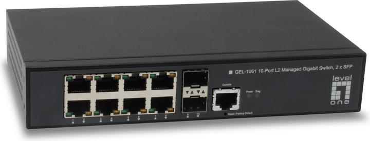 Actual product image LevelOne GEL-1061 (10 Ports)
