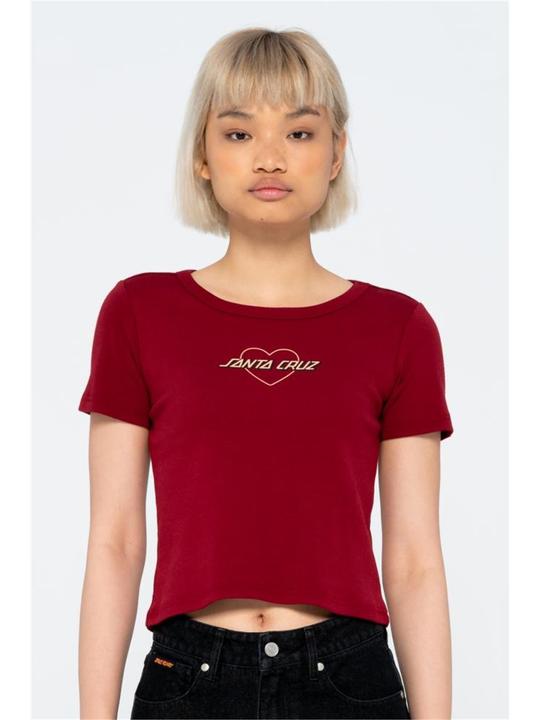 Actual product image Santa Cruz Heart Strip T-Shirt (M)