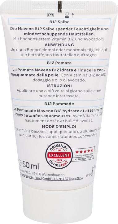 Actual product image Mavena B12 Salbe Tb 50 ml (Body cream, 50 ml)