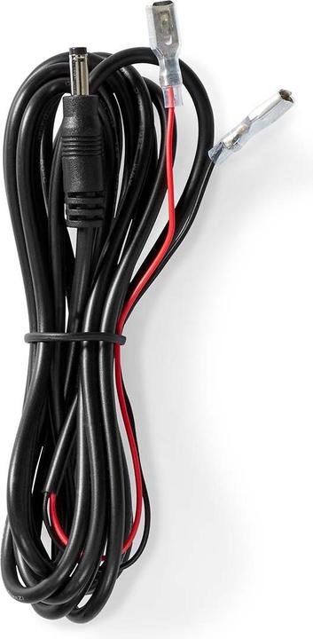 Nedis Power cable | F1 | DC socket | Straight | Straight | Copper | 2.00 m | Round | PVC | Black | Carto