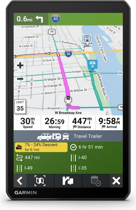 Actual product image Garmin Camper 895 MT-D (8")