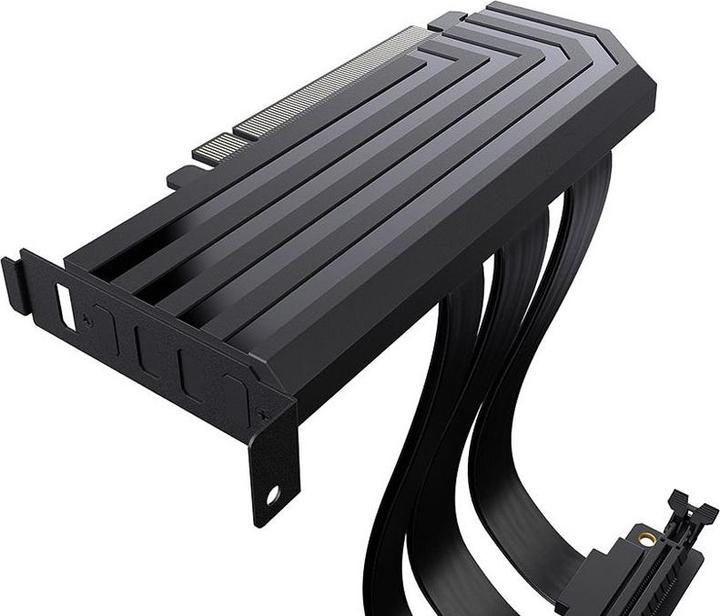 Actual product image Hyte Riser Cable PCIe 4.0 bk 200mm ACC-HYTE-PCIE40-B