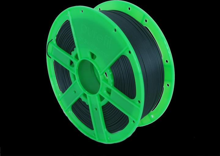 Purefil Filament (PLA, 1.75 mm, 1000 g, Schwarz)