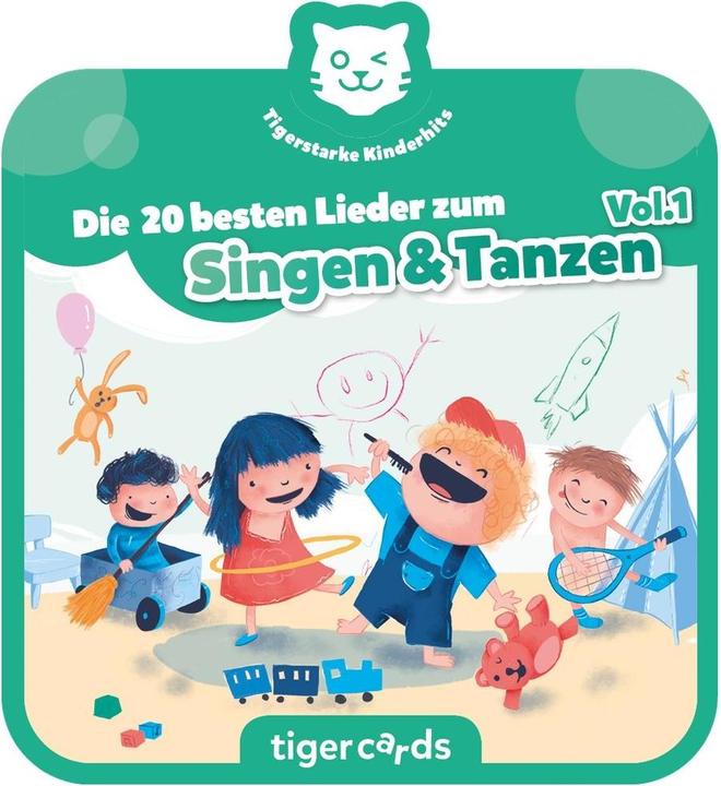 Actual product image Tigermedia Tigercard The 20 best songs to sing and dance (German)