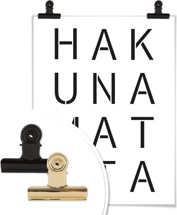 Image du produit Trenddeko Tableau Hakuna Matata (60 x 80 cm)