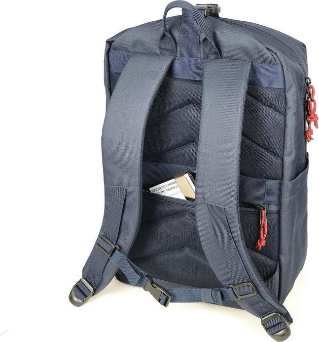 Produktbild Troika GO URBAN LAPTOP RÜCKSACK Business Rücksack, 100% recyceltem rPET, dunkelblau (16 l)