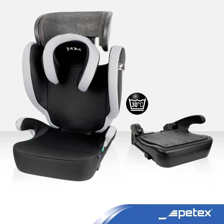 Actual product image Petex Basic Plus 1601 grey HDPE according to ECE R129 Child seat grey (Child seat, ECE R129/i-Size Standard)