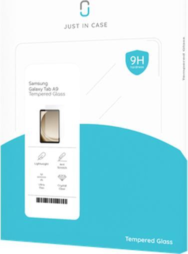 Produktbild Just in Case GehÃ¤rtetes Glas Clear Displayschutzfolie Samsung Galaxy Tab A9 (1 Stück, Galaxy Tab A9)