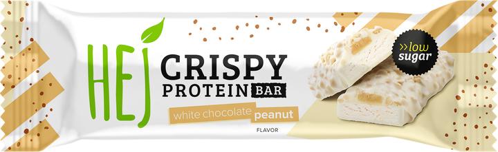 Actual product image HEJ Nutrition HEJ Crispy Protein Bar (45g) (White Chocolate Peanut, 1 pcs., 45 g)