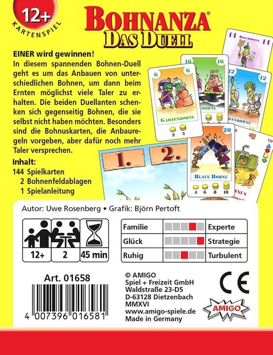 Actual product image Amigo Bohnanza - The duel (German)