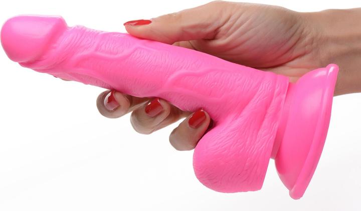 Image du produit Pop Peckers Poppin Dildo 16.5 cm - Pink