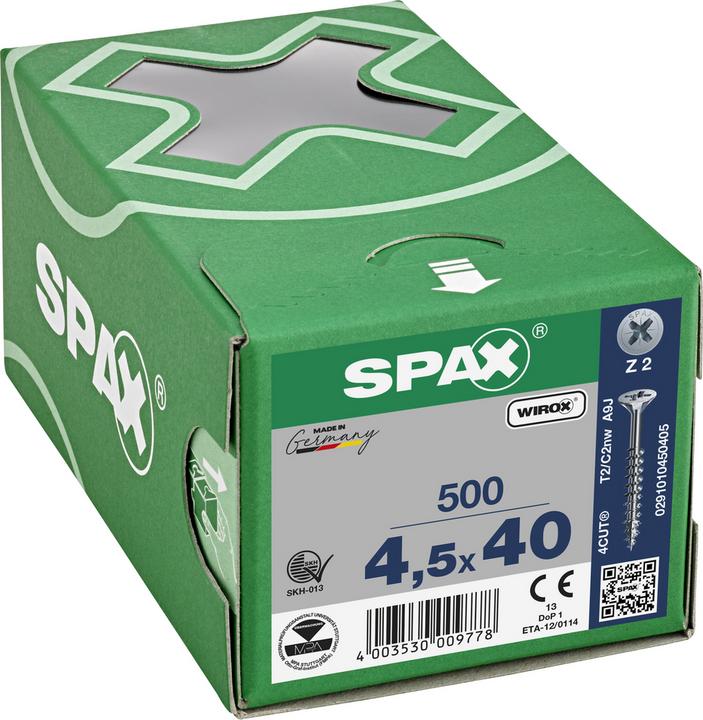 Productafbeelding Spax Spaanplaatschroeven (500 Schroeven per stuk)
