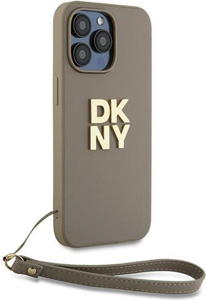 Image du produit DKNY DKHCP15LPBSWSE iPhone 15 Pro 6.1" beżowy/beige hardcase Wrist Strap Stock Logo (Apple iPhone 15 Pro)