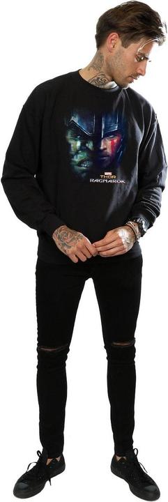 Actual product image Mens Thor Ragnarok Hulk Split Face Sweatshirt (XL)