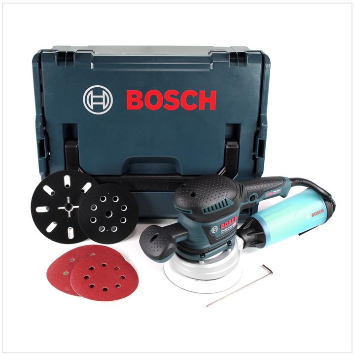 Actual product image Bosch Professional GEX 125-150 AVE Set incl. L-BOXX (Eccentric grinder, 400 W)