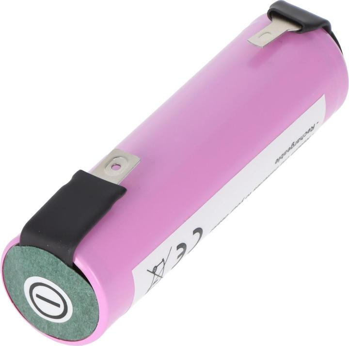 Image du produit AccuCell Batterie 18650 avec cosses à souder pour outils de jardin Li-ion, 3,7V, 2600mAh