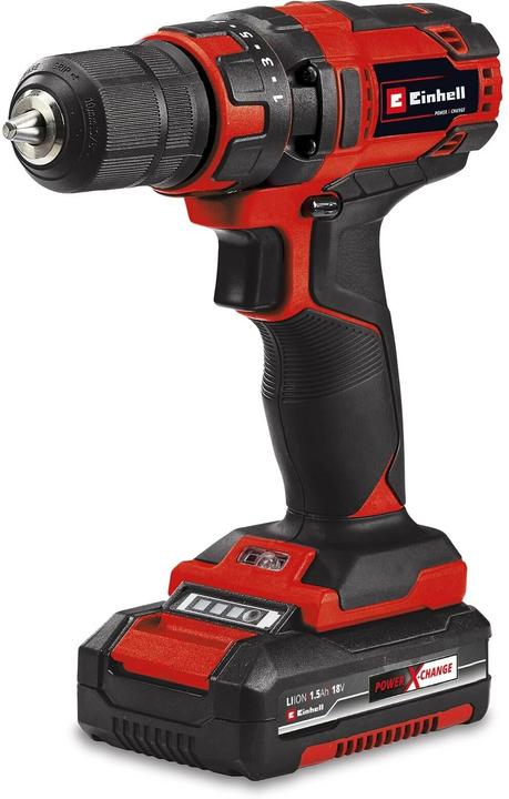 Produktbild Einhell Akku-Bohrschrauber TC-CD 18/38-2 Li ( 1 x 1,5 Ah) (Akkubetrieb)
