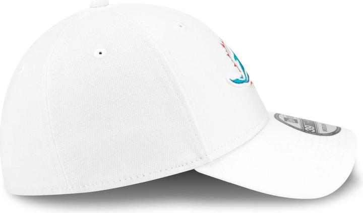 Produktbild New Era 39Thirty Stretch Cap - NFL Miami Dolphins weiss - L/X (XL)