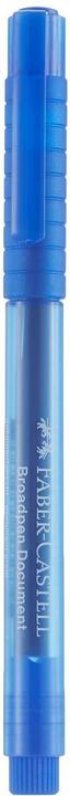 Actual product image Faber-Castell Finepen/Broadpen Document (Blue, 10 x)