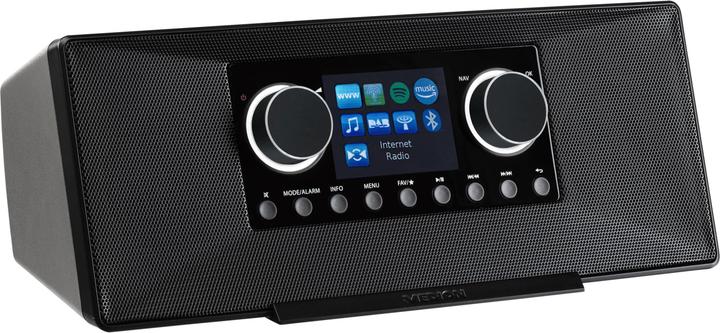 Produktbild Medion P85333 - DAB+ internetradio - Wifi - FM-ontvangst - Zwart (DAB+, AM, FM, MW, WLAN)