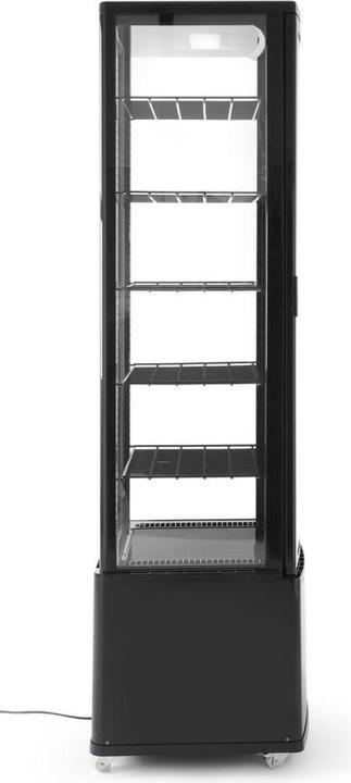 Produktbild Hendi Kühlvitrine schwarz 270 l Anti-Beschlag 1913 mm h (270 l)