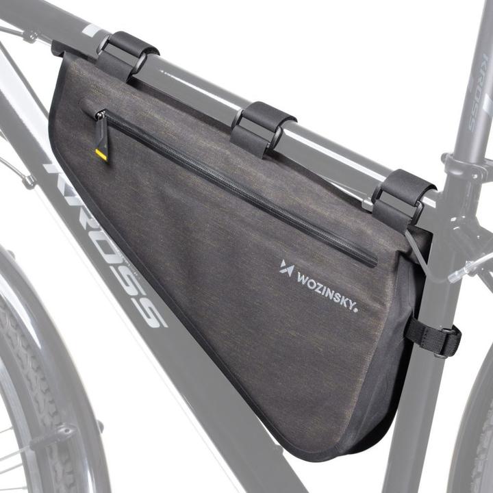 Produktbild Wozinsky Rahmenfahrradtasche 5L grau (WBB15BK) (3.50 l, Rahmentasche)